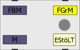 Leuchtmelder "FGrM" leuchtet, Fernsteuerung ist inaktiv