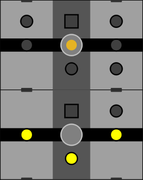 Das untere Gleis ist hilfsfrei- gemeldet